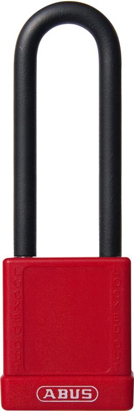 ABUS PLASTIC PADLOCK 3" SHACKLE RED