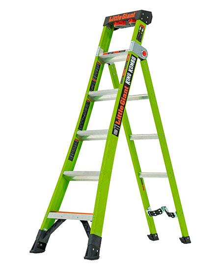 KING KOMBO INDUSTRIAL 6' 3-IN-1 LADDER