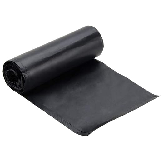 BLACK TRASH CAN LINER 60 GAL 1.5 MIL