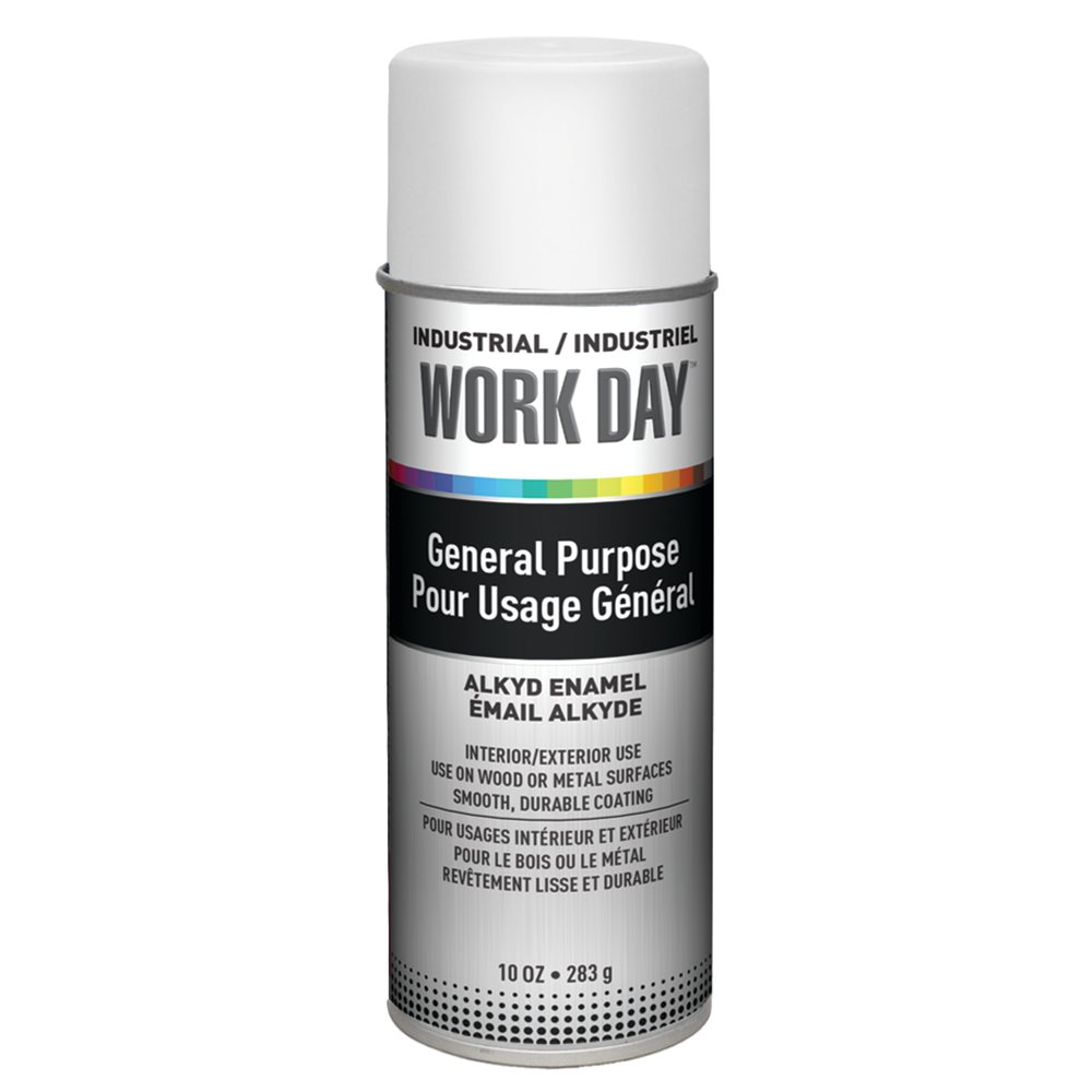 KRYLON WORK DAY ENAMEL GLOSS WHITE