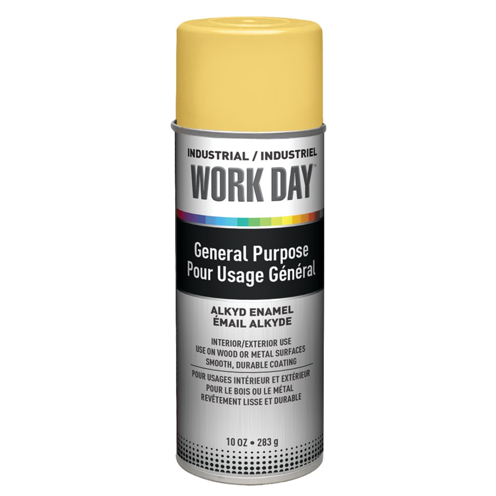 KRYLON WORK DAY ENAMEL GLOSS YELLOW