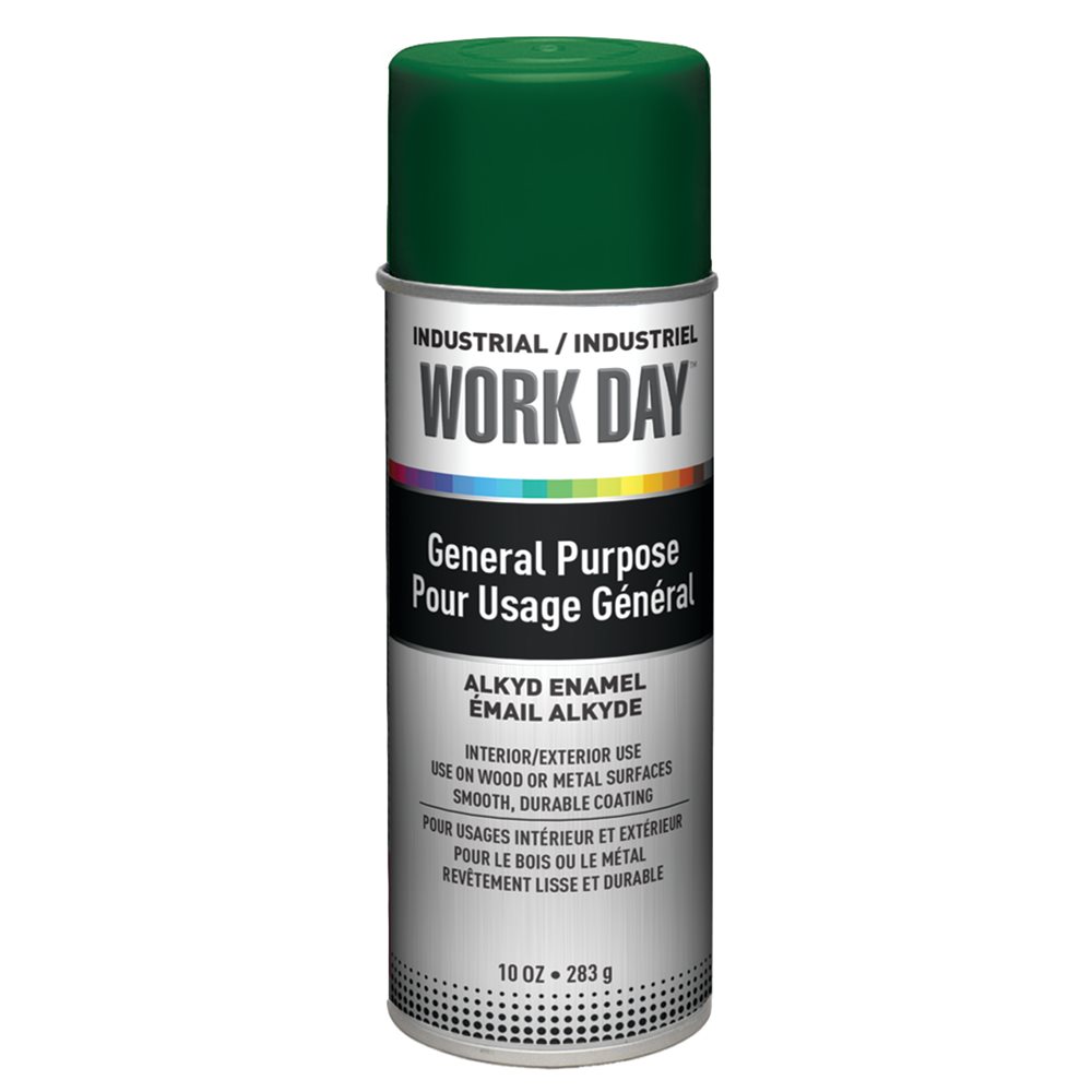 KRYLON WORK DAY ENAMEL GLOSS GREEN