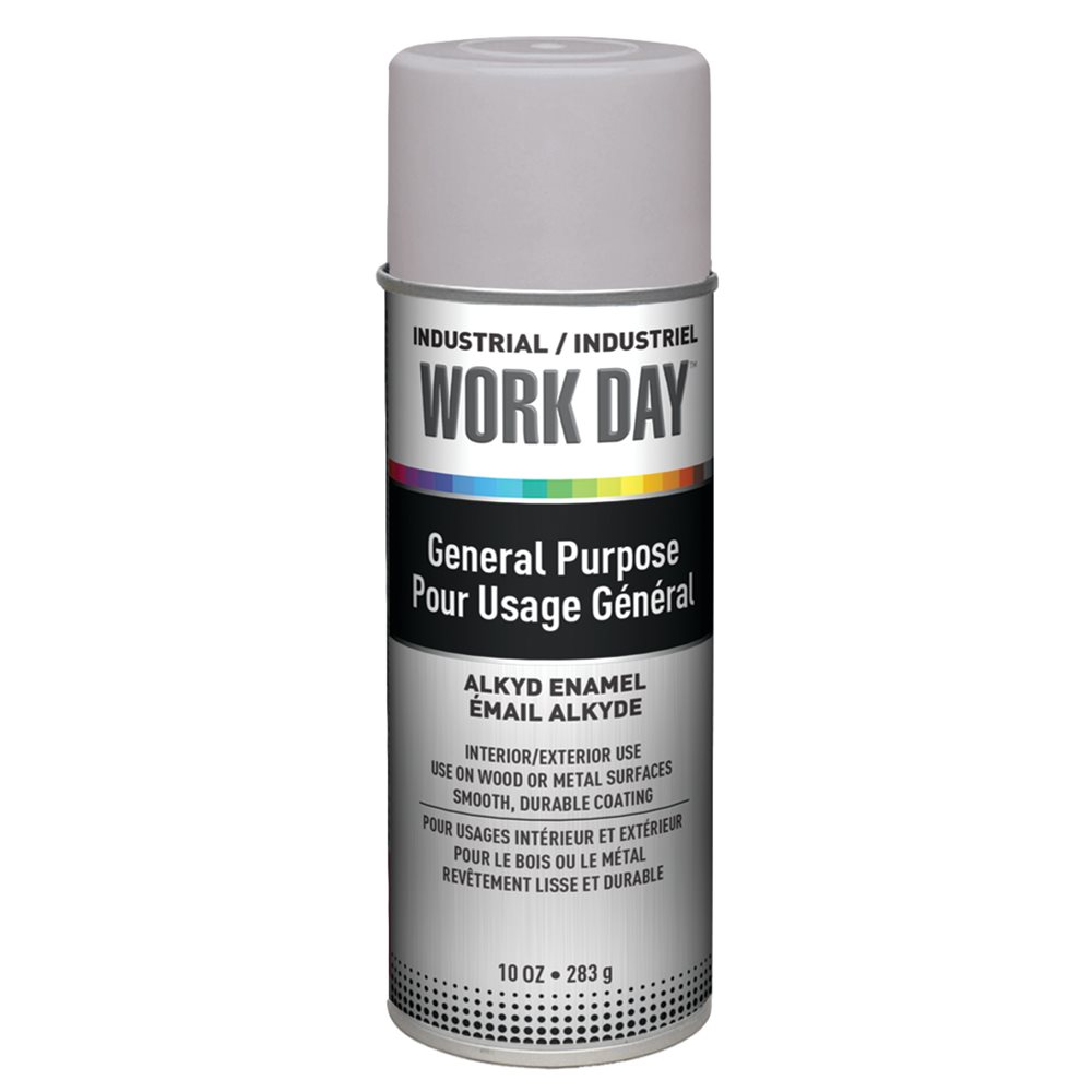 KRYLON WORK DAY ENAMEL FLAT GRAY PRIMER