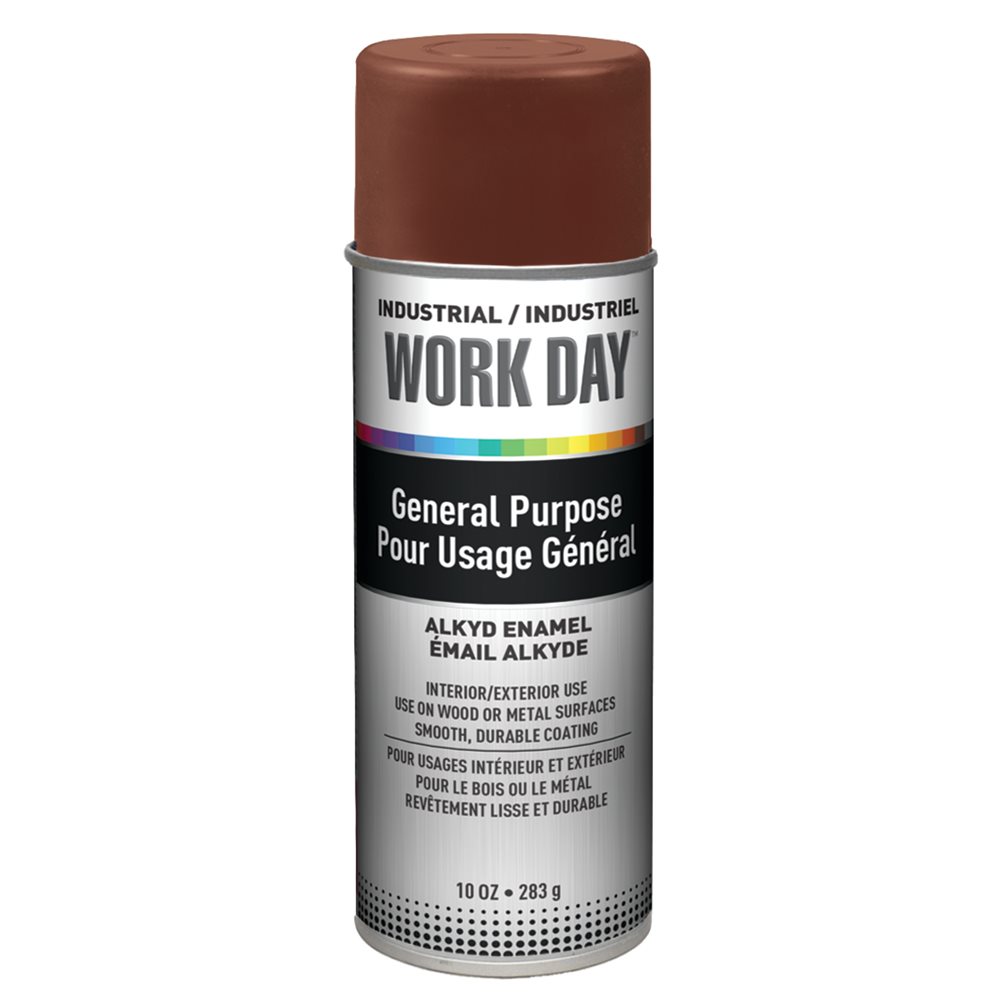 KRYLON WORK DAY ENAMEL GLOSS BROWN