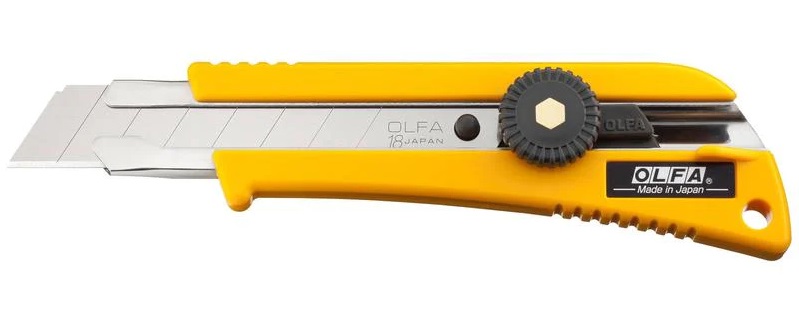 OLFA L-2 RUBBER INSET UTILITY KNIFE