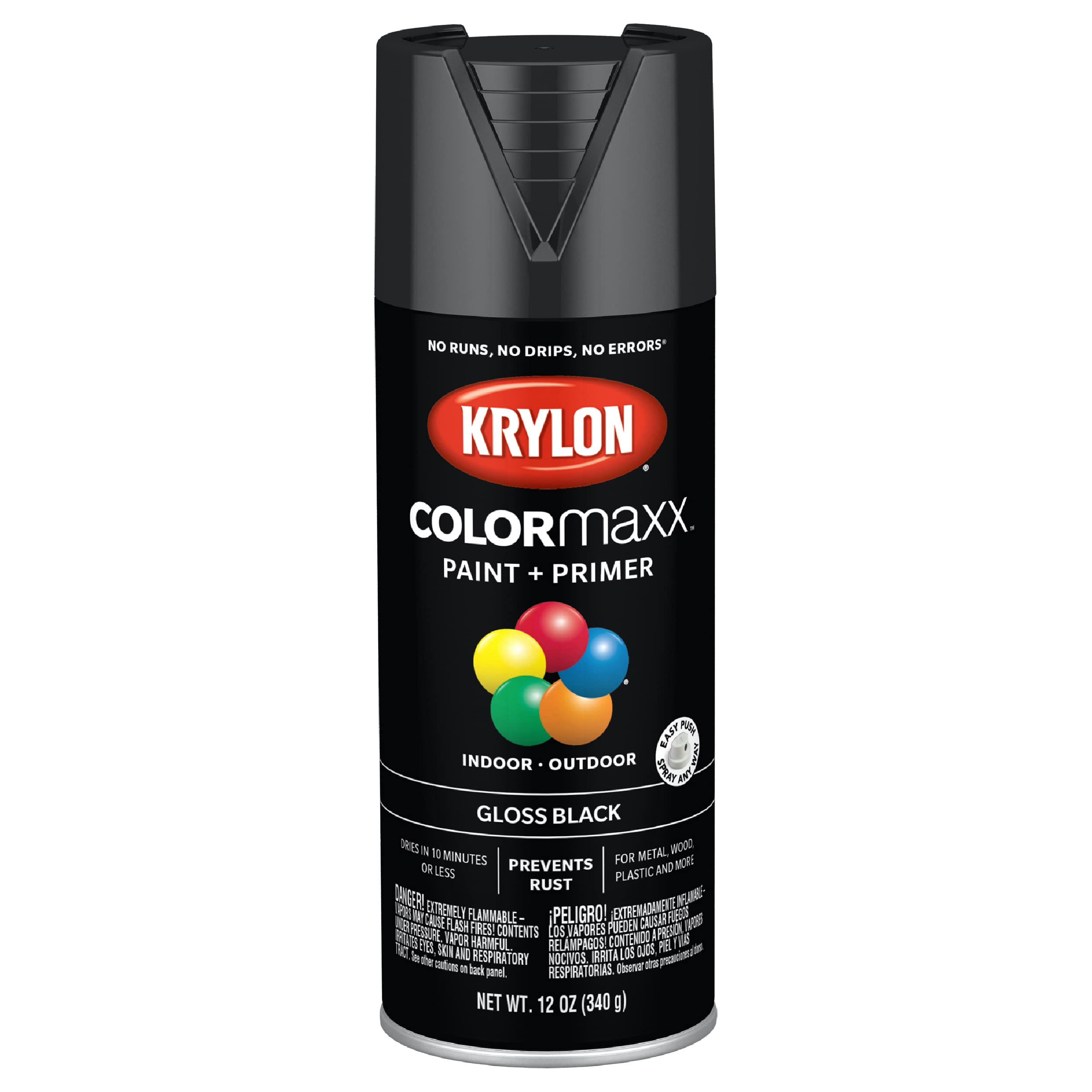 KRYLON COLORMAXX GLOSS BLACK