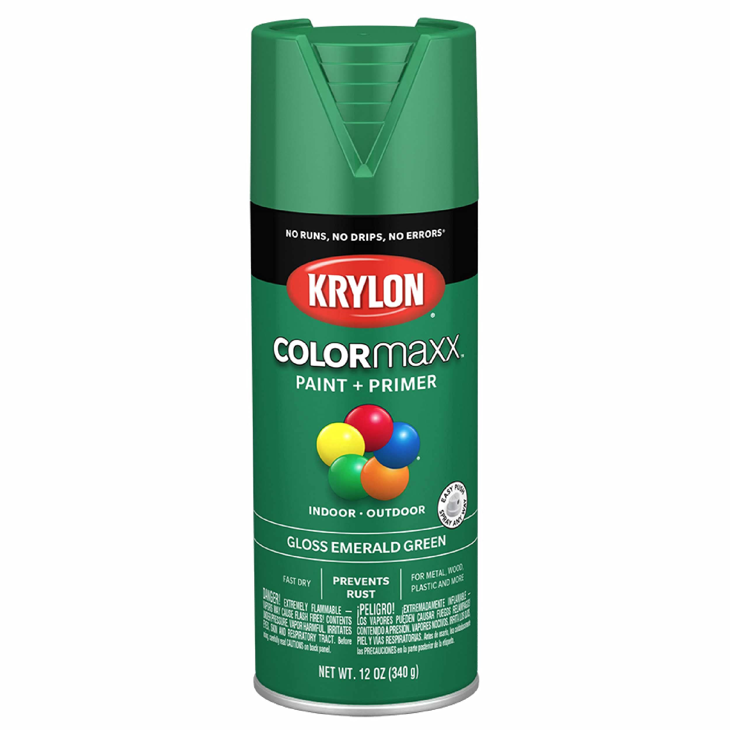 KRYLON COLORMAXX GLOSS EMERALD GREEN