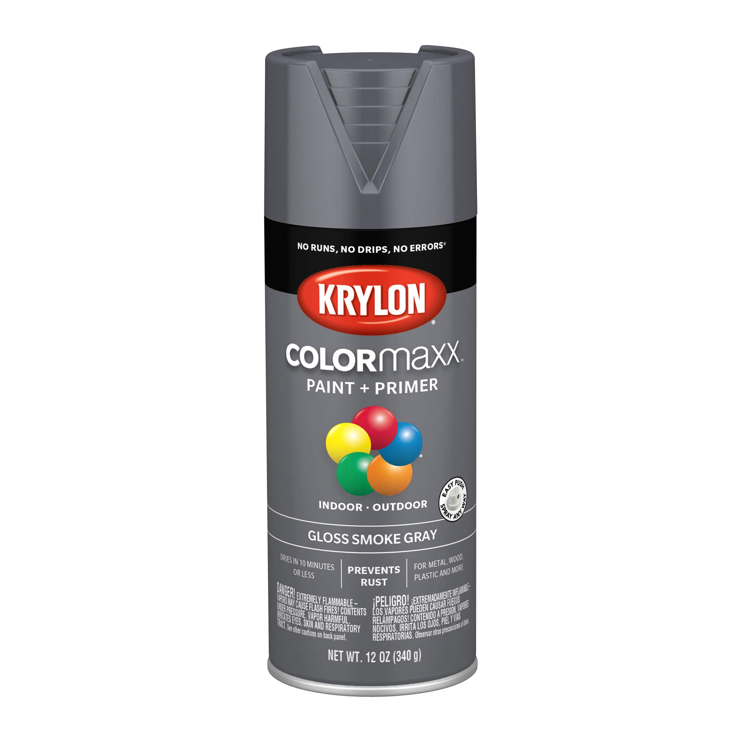 KRYLON COLORMAXX GLOSS SMOKE GRAY