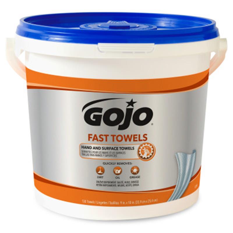 GOJO FAST TOWELS 130 COUNT BUCKET