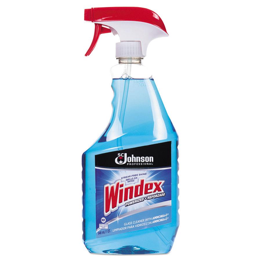 WINDEX GLASS CLEANER SPRAY 32 OZ 12/CS