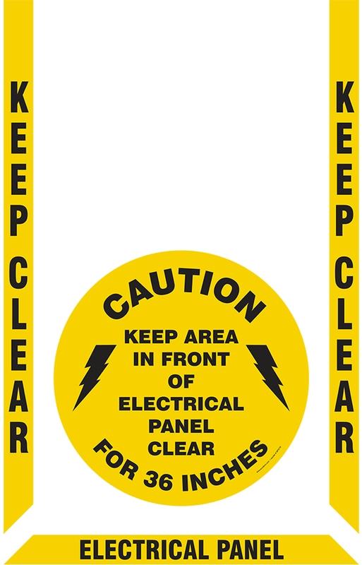 ELECTRICAL PANEL FLOOR MARKING KIT