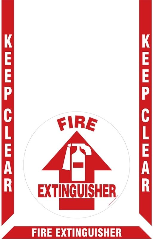 FIRE EXTINGUISHER FLOOR MARKING KIT