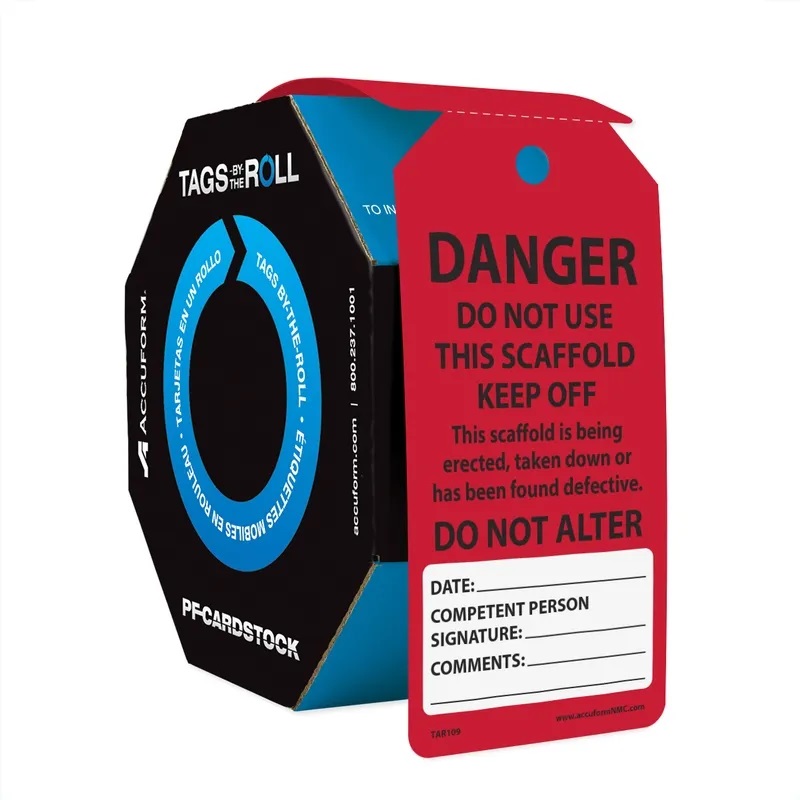 DO NOT USE THIS SCAFFOLD TAGS 250/RL