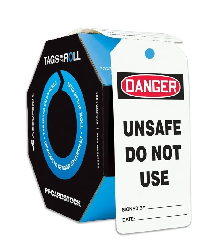 UNSAFE DO NOT USE TAGS 250/RL