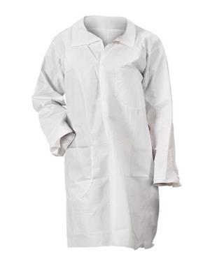 PERMAGARD 3 POCKET LAB COAT 30/CS