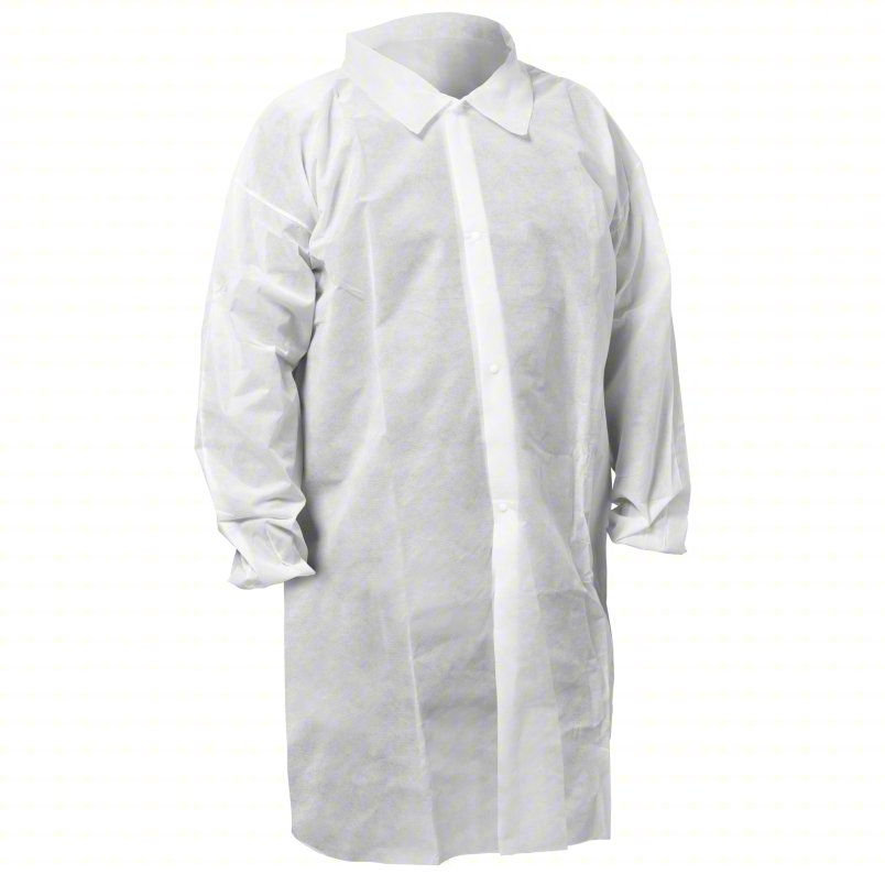 HEAVY DUTY POLYPRO LAB COATS 30/CS