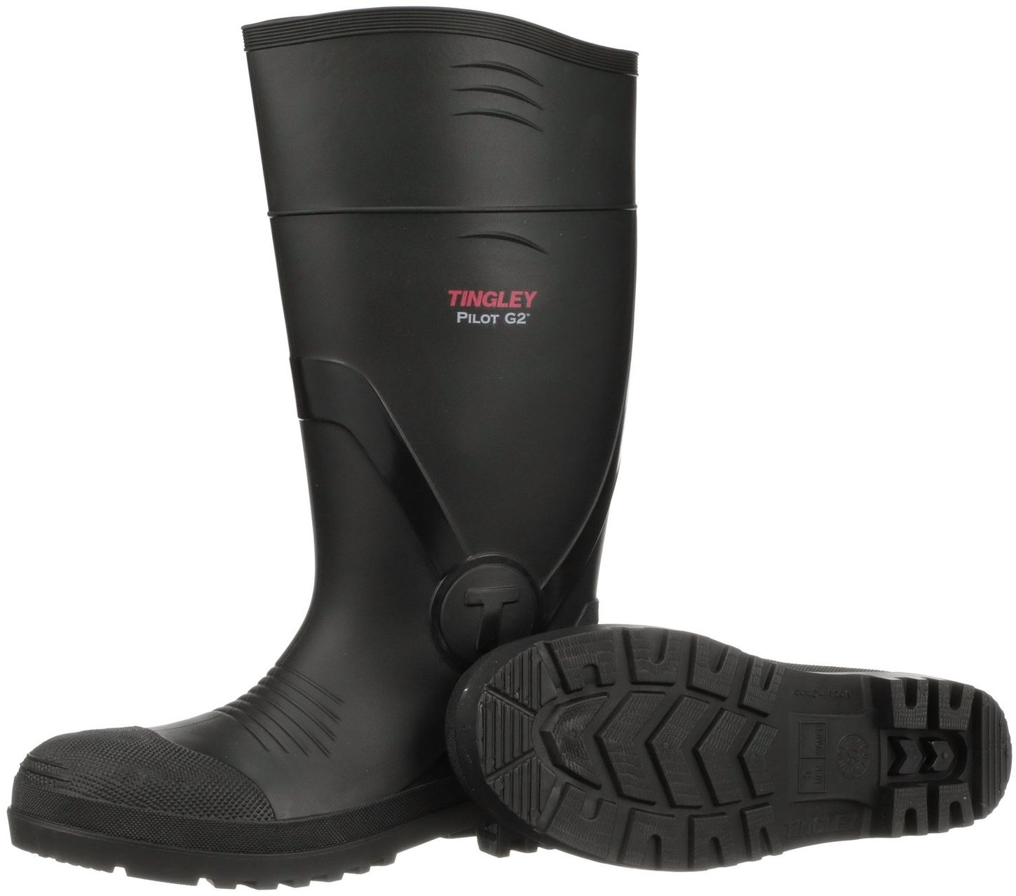 TINGLEY PILOT G2 15" PVC PLAIN TOE BOOT