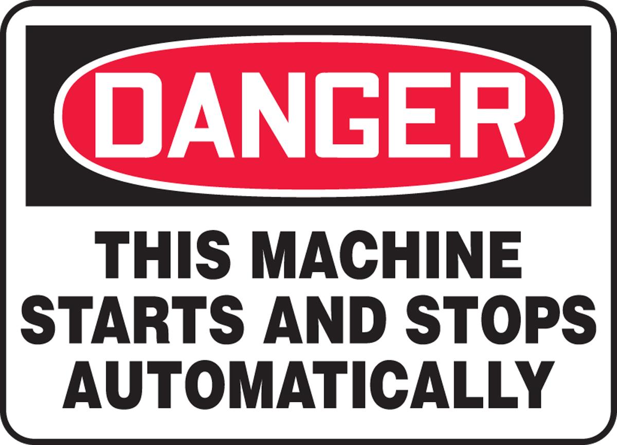 Danger Machine Starts and Stops ALM